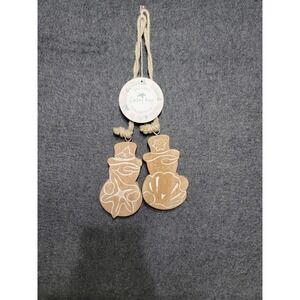 Casey Key Collection‎ Wooden Snowman Ornament Nautical Beach Holiday Decor
